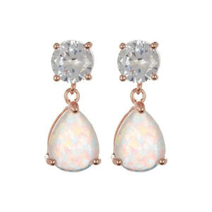 Adornia 14K Rose‎ Gold Plated Pear Drop Earring NWT